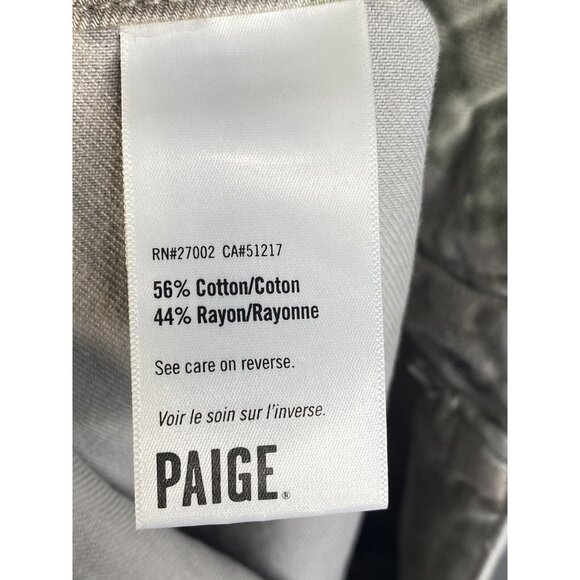 Paige Womens Mayslie Utility Camo Print Shorts Size 32 - Picture 6 of 9